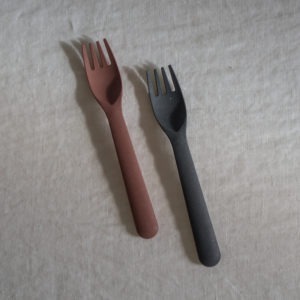 Toddler fork 2-pack, beet/ocean
